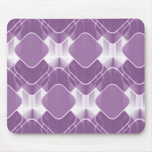 Retro Hipster Mousepads, Purple Mouse Mat (Front)