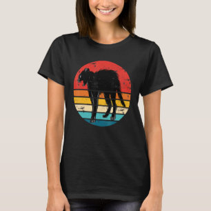 Retro Hissing Black Cat Halloween T-Shirt