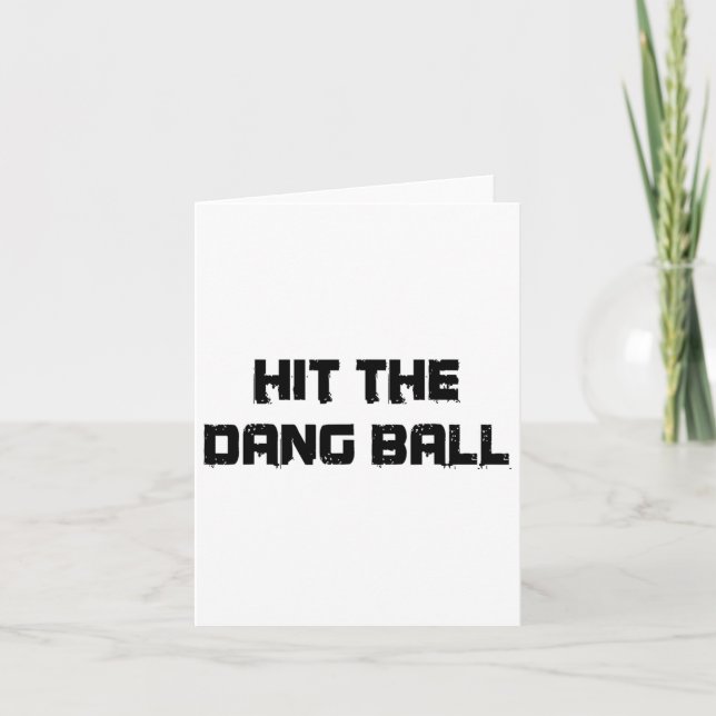 Retro Hit The Dang Byll - Copy  Card (Front)