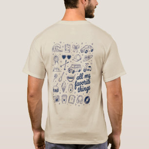 Retro Hobbies and Travel Aesthetic T-Shirt