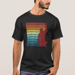 Retro Hobby Legend Forging Anvil Professional Blac T-Shirt