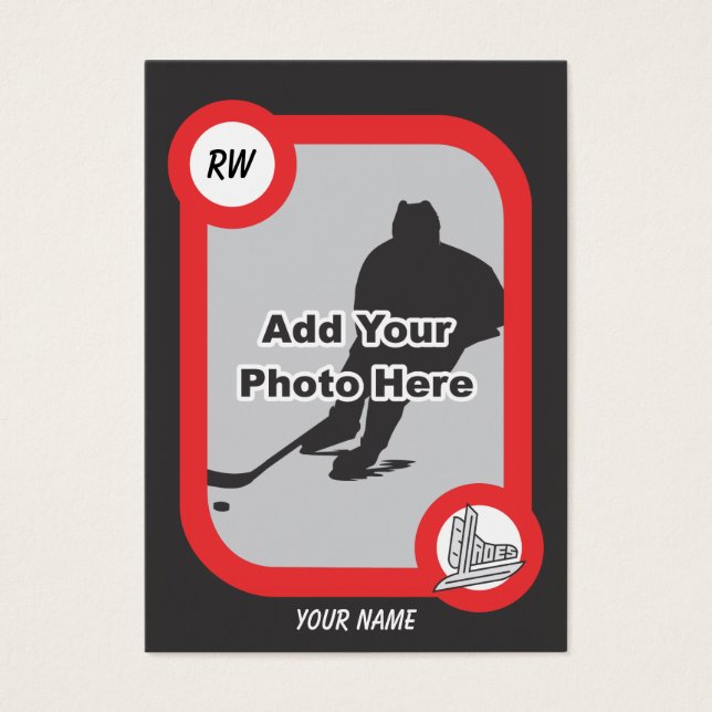 Retro Hockey Card (Front)
