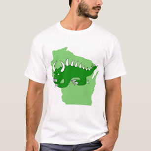Retro Hodag Over Wisconsin T-Shirt