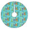 Retro Holiday Cartoon Christmas Tree Skirt
