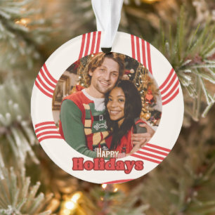 Retro Holiday Friend family Ornament