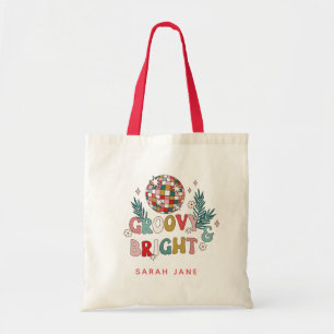 Retro Holiday Tote Bag