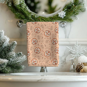 Retro Holiday Towels Funky Pastel Bathroom Style
