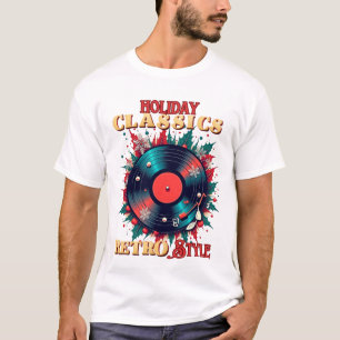 Retro Holiday Vinyl Magic T-Shirt