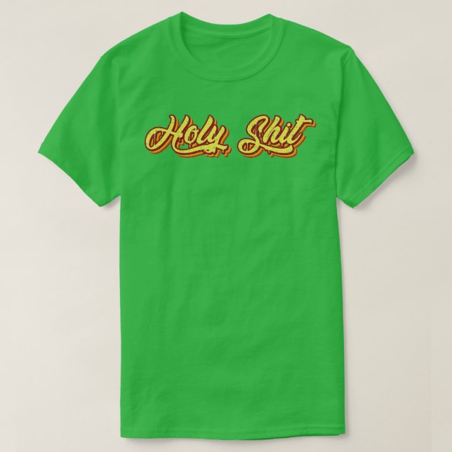 Retro Holy Typography 1 T-Shirt (Design Front)