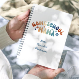 Retro Homeschool Mum Mama Personalised Planner