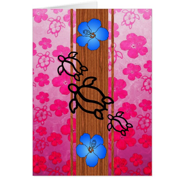 Retro Honu Surfboard (Front)