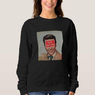 Retro Hoodie Vintage Slogan Keep Smiling