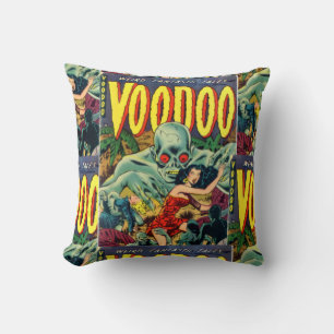 Retro Horror Comic Book Decorative Throw Pillows