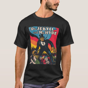 Retro Horror Halloween Monster Dr Jekyll Mr Hyde T-Shirt