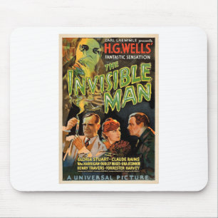 Retro Horror Movie S Monsters Halloween Mouse Mat