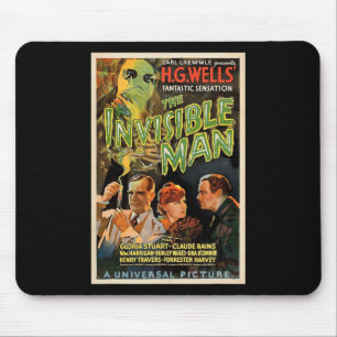 Retro Horror Movie S Monsters Halloween  Mouse Mat