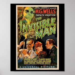Retro Horror Movie S Monsters Halloween  Poster