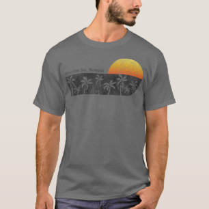 Retro Horseshoe Bay Bermuda Beach Sunset T-Shirt