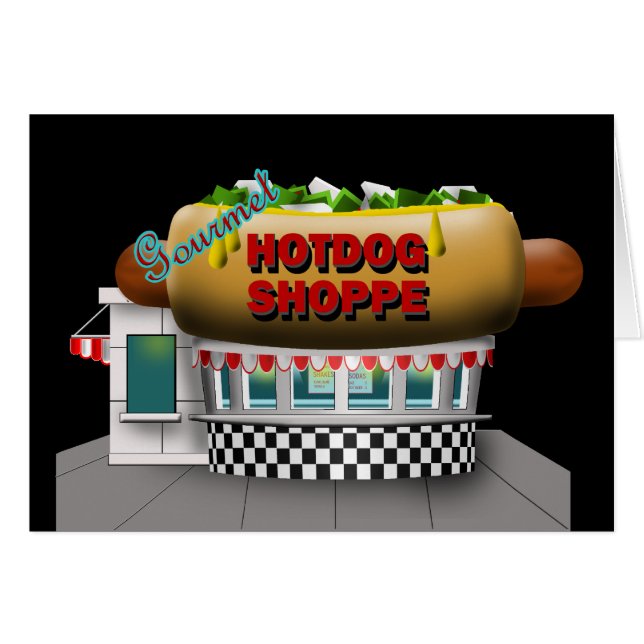 Retro Hot Dog Shoppe (Front Horizontal)