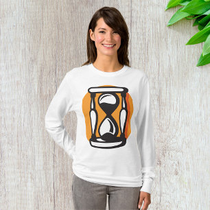 Retro Hourglass Timer Minimalist Time T-Shirt