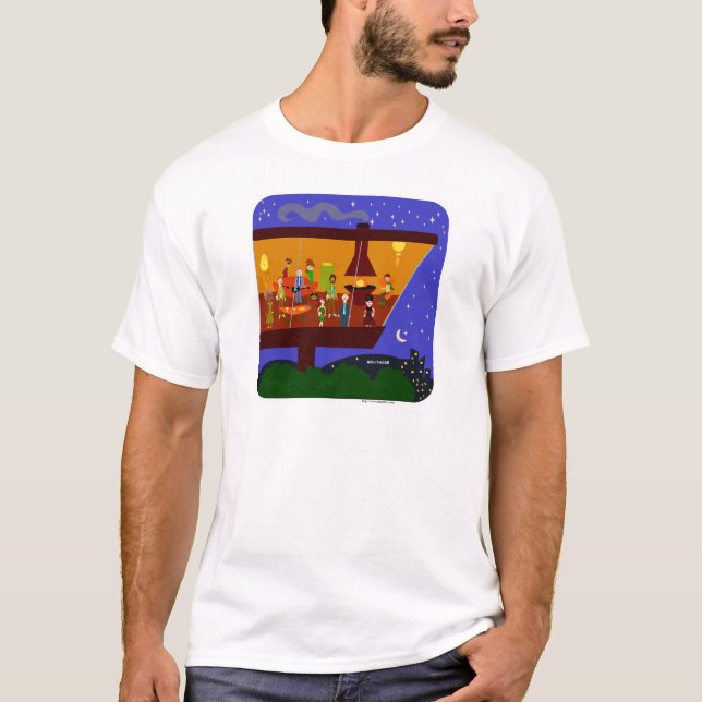 Retro House Party T-Shirt (Front)