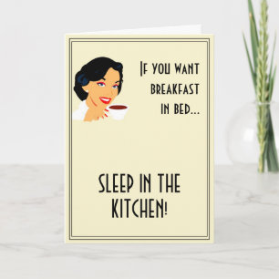 Retro Housewife Card