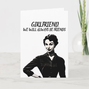 RETRO HOUSEWIFE FUNNY BIRTHDAY FEMALE FRIEND CARD