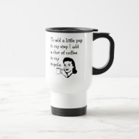 Retro Housewife Funny Tequila Coffee Pep Quote