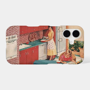 Retro Housewife in Kitchen