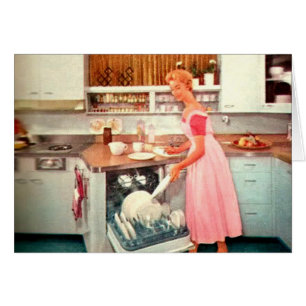 Retro Housewife in Kitchen