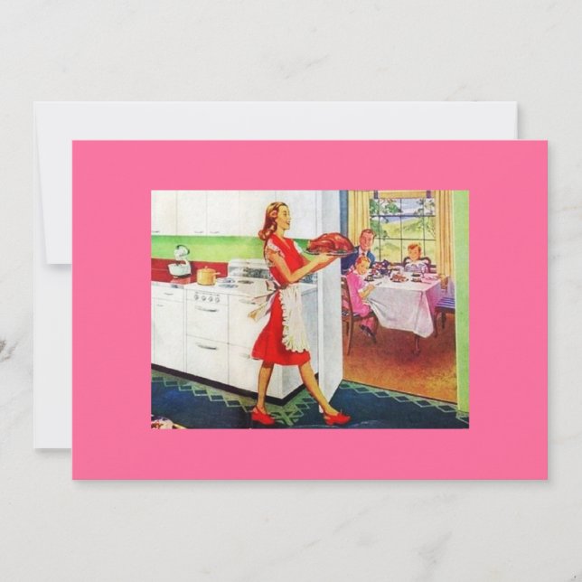 Retro Housewife Invitation (Front)
