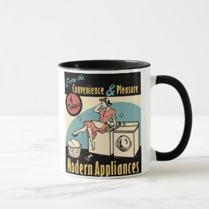 Retro Housewife Washer Dryer Mug