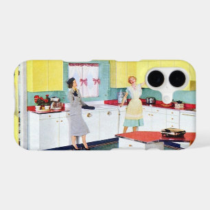 Retro Housewives in Kitchen