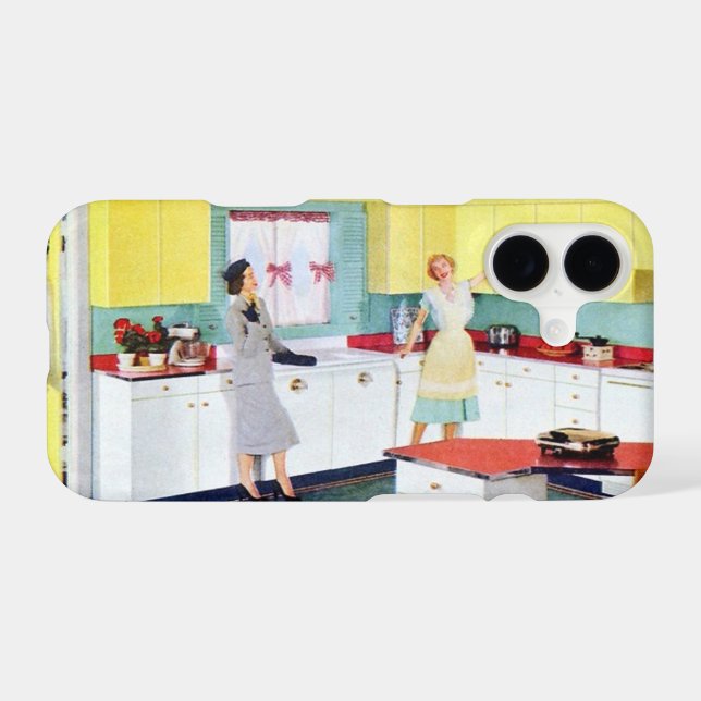 Retro Housewives in Kitchen (Back (Horizontal))