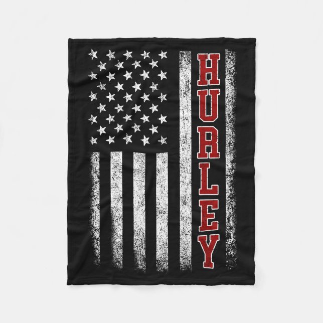 Retro Hurley Home State Cool 70s 80s Style Sunset  Fleece Blanket (Front)