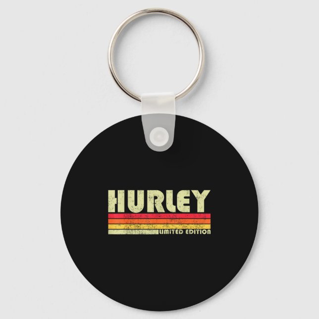 Retro Hurley Home State Cool 70s 80s Style Sunset  Key Ring (Front)