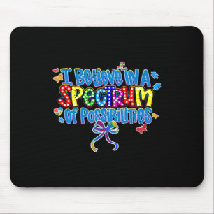 Retro I Believe In A Spectrum Of Possibilities Aut Mouse Mat