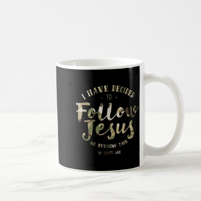 Retro I Have Decided To Follow Jesus Clic Redleg C Coffee Mug (Right)