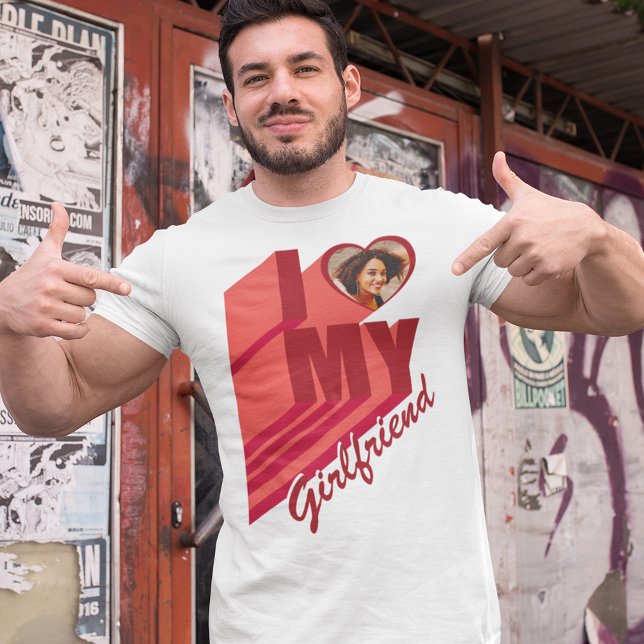 Retro I Love My Girlfriend T-Shirt (Creator Uploaded)