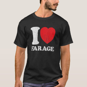 Retro I Love Nigel Farage T-Shirt