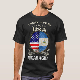 Retro I May Live In The Usa But My Story Began In T-Shirt
