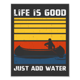 Retro I Need A Good Paddling Kayaking Kayaker Photo Print