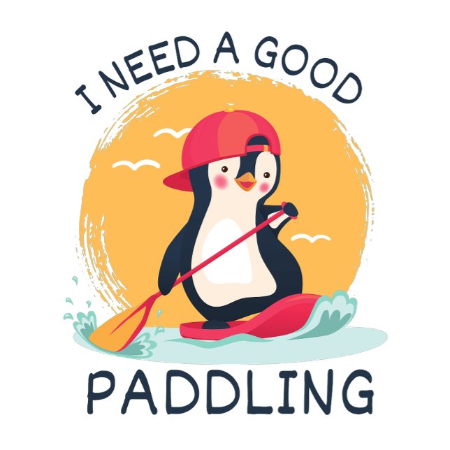 Retro I Need A Good Paddling Kayaking Kayaker  T-Shirt (Creator Uploaded)