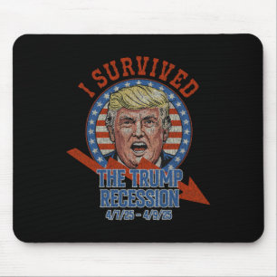 Retro I Survived The Trump Recession 4725 - 4925  Mouse Mat