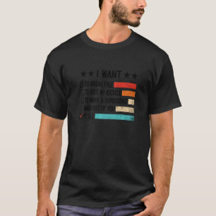 Retro I Want To Break Free To Ride My Bicycle It A T-Shirt