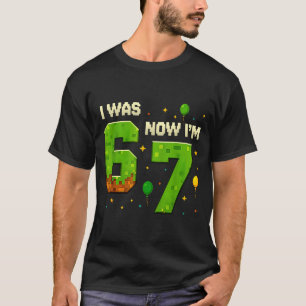 Retro I Was 6 Now I'm 7 Birthday Gift For Boys Kid T-Shirt