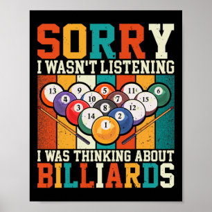Retro I Wasn't Listening I Was Thinking About Bill Poster