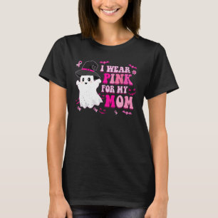 Retro I Wear Pink For My Mum Halloween Cute Pink G T-Shirt