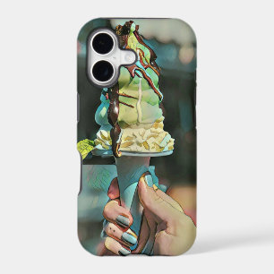 Retro ice cream popsicle