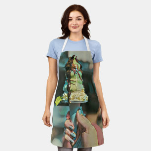 Retro ice cream popsicle apron